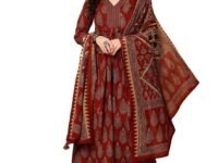 KLOSIA Women Viscose Printed Kurta Pant Dupatta Set