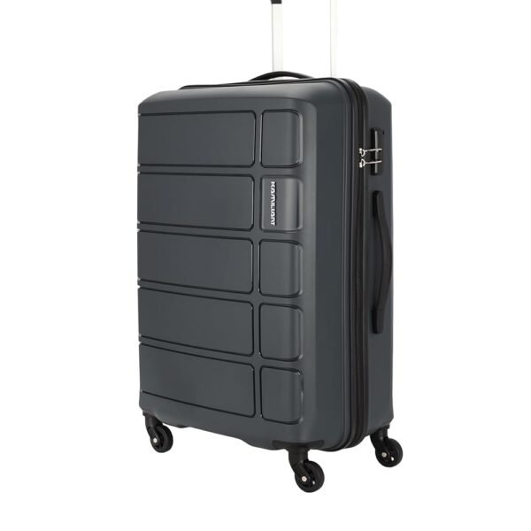 Kamiliant American Tourister Harrier|Trolley Bag Check-in Medium Size (68 cms) for Travel| Hard Case Polypropylene (PP) Suitcase|360° 4-Wheel Spinner Luggage Trolley|Combination Lock|Iron Grey