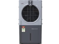 Kenstar Robusta Neo 45 Air Cooler|45L Tank | Honeycomb Cooling Pads|35" Air Throw|100W|3 Speed Control |Water Level Indicator I 5-Star BEE Rating|5-Star Warranty on Pump & Motor|Light Grey & Dark Grey