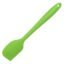 Kuber Industries Silicone Spatula|Baking Spoon for Non Stick Cookware|Heat Resistant Cake Spatula,8 Inch (Green)