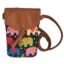 LADIES MOBILE SLING BAGS POUCH IN CLOTH FOR GIRLS/WOMEN (ELEPHANT PRINT)
