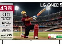 LG 108 cm (43 Inches) QNED 8A AI Series 4K Ultra HD (3840 x 2160) Smart webOS QNED TV 43QNED8AA6A