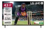 LG 108 cm (43 inches) UA82 AI Series 4K Ultra HD Smart webOS LED TV 43UA82006LA