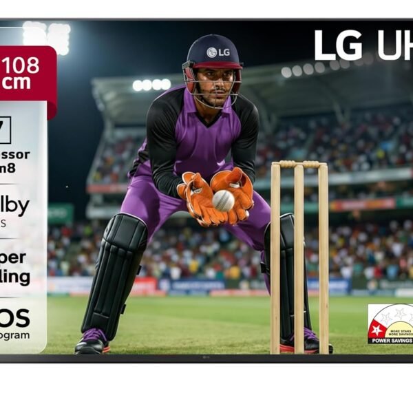 LG 108 cm (43 inches) UA82 AI Series 4K Ultra HD Smart webOS LED TV 43UA82006LA