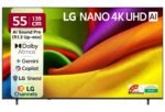 LG 139 cms (55 inches) NU87 AI Series 4K Ultra HD Smart webOS VA LED TV 55NU870BPLA