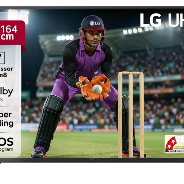 LG 164 cm (65 inches) UA82 AI Series 4K Ultra HD (3840 x 2160) Smart webOS LED TV 65UA82006LA