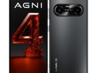 Lava Agni 4 5G (8GB RAM, 256GB Storage, Phantom Black) | Metal Body | MTK Dimensity 8350 Processor (1.4Mn+ Antutu) | 1.5K AMOLED Display | 50MP OIS Camera | LPDDR5X RAM | UFS 4.0 | 4K@ 60fps | Vayu AI