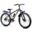 Leader Beast 26 x 300 IBC Single Speed Fat Bike/Cycle for Men with inbuilt Carrier | Hybrid Cycle/City Bike with Front Suspension & Dual Disc Brake Bicycle | Ideal for 10+ Years - Matt Black