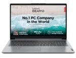 Lenovo IdeaPad Slim 1, AMD Ryzen 5 5500U, 16GB RAM, 512GB SSD, HD, 15.6", Windows 11 Home, MS Office 21, Cloud Grey, 1.61Kg, 82R400ERIN, Integrated AMD Graphics, 1Yr ADP Free, Thin and Light Laptop