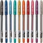 Linc Shine Glitter Pen Assorted Colours - Pack of 10