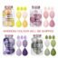 MACPLUS Makeup Sponge Set Blender with Egg Case, Soft Sponge For Liquid Foundation, Creams, and Powders Latex Free Wet and Dry Makeup (Multicolor 4 Big + 3 Mini -7 Pcs set)
