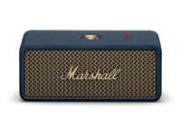 Marshall Emberton III Compact Portable Bluetooth Speaker with 32+ Hours of Playtime, (360° Sound), Dust & Waterproof (IP67) – Midnight Blue.