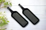 Melamine Trays and Platters Sets for Serving Snacks and Desserts for for Home, Hotel & Restaurant Kitchen- Black Pack of 2