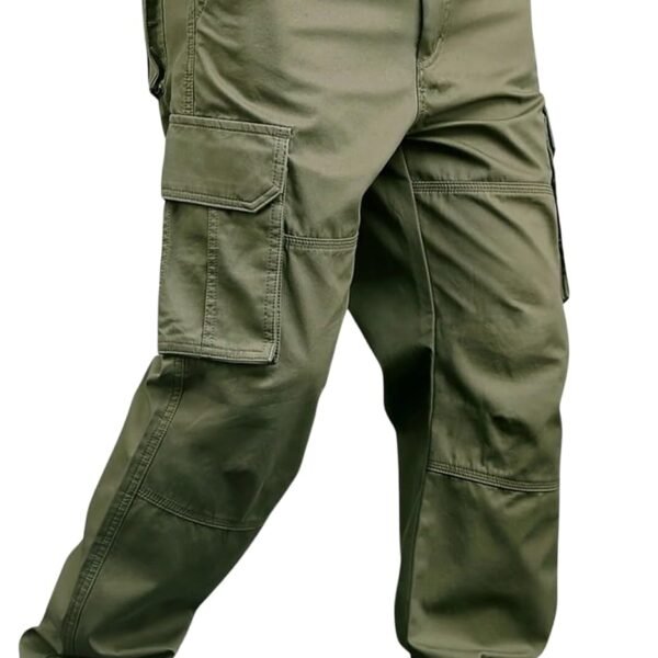 Mens Cargo || Cotton Cargo Pants || Drawstring Waist Pants (Also Available in Plus Size) (14-15)