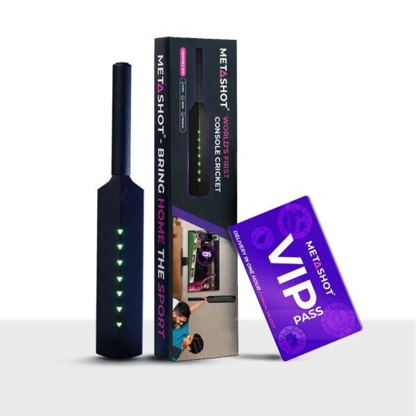 MetaShot Smart Bat (with TV Connector) and VIP Pass