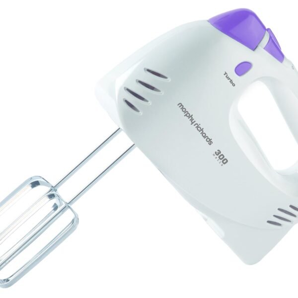 Morphy Richards 300-Watt Hand Mixer (White)