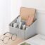 Multipurpose Desk Organizer Plastic Pen Pencil Stand with 5 Compartments Remote Holder Mobile Stand Stationery Organizer Spoon Holder Dressing Table Organizer for Home Office Kitchen