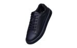 Neeman's Classic Solid Sneakers for Men | Lace-Up Casual Shoes for Men | Lightweight and Comfortable | Trendy and Stylish | Walking Sneakers for Men