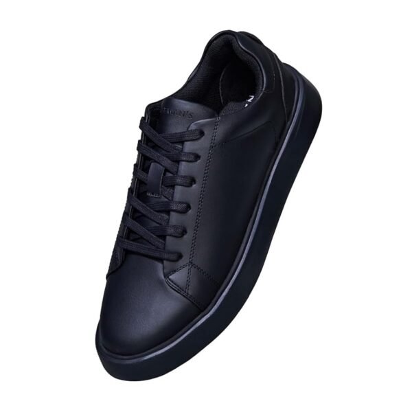 Neeman's Classic Solid Sneakers for Men | Lace-Up Casual Shoes for Men | Lightweight and Comfortable | Trendy and Stylish | Walking Sneakers for Men