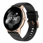 Noise Twist Go Smart Watch 1.39" Display, TruSyncᵀᴹ BT Calling, Glossy Metal Finish, 150+ Watch Faces, IP68, Sleep Tracking, 100+ Sports Modes, Smart Watch for Men and Women (Midnight Gold)
