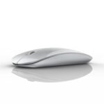 Offbeat - Atom Dual Bluetooth 5.1+5.1 & 2.4Ghz Wireless, Type-C Rechargeable 100 Hours Battery Silent Click Mouse, Triple Device connectivity Windows, Mac, iOS, Android (Silver)