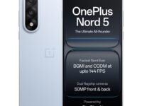 OnePlus Nord 5 | Snapdragon 8s Gen 3 | Stable 144FPS Gaming | Dual 50MP Flagship Camera | Powered by OnePlus AI | 256GB 12GB | Dry Ice