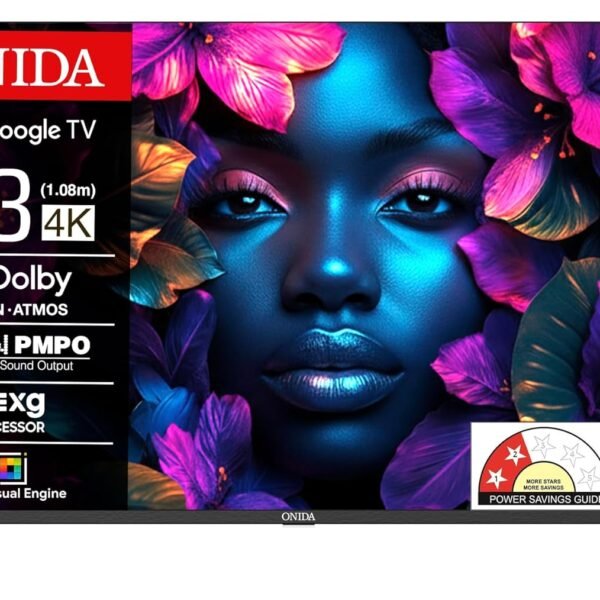 Onida 108 cm (43 inch) Nexg Series 4K Ultra HD LED Smart Google TV 43UIG