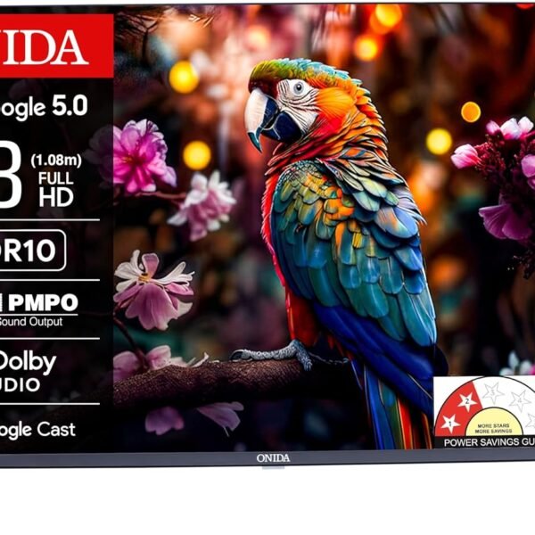 Onida 108 cm (43 inch) Nexg Series Full HD Smart LED Google TV 43FGF