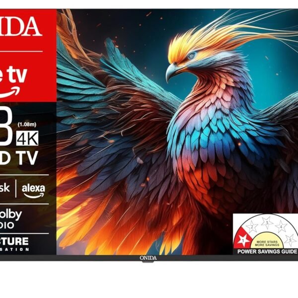 Onida 108 cm (43 inch) QLED Ultra HD 4K Smart Fire TV Q43UFD