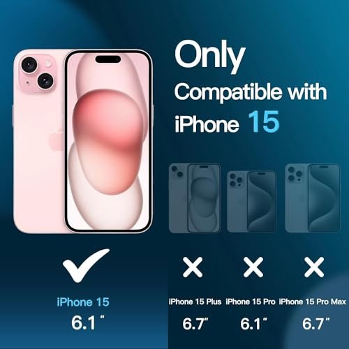 OpenTech® Military-Grade Gorilla Tempered Glass Screen Protector Compatible for iPhone 15 / iPhone 16 with Edge to Edge Coverage - Case Friendly, Anti Scratch and Bubble free installation kit