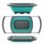 Over-The-Sink Collapsible Colander, Food-Grade-Silicone Kitchen Strainer with Extendable Handles,Space-Saver，Folding Strainer for Kitchen，6-Quart Capacity, Dishwasher-Safe，BPA Free