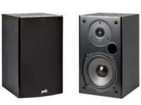 Polk Audio T15 100 Watt 5.1 Channel Wired Bookshelf Speaker with Dolby (Black)