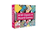 Popcorn Games & Puzzles Classic Board Games for Smart Kids|Help to Boost Decision Making,Strategic Thinking and Problem Solving (10 in 1)