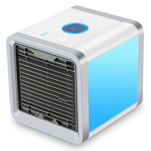 Portable Mini Air Cooler Personal Air Cooler 3 In 1 Fan Humidifier Purifier USB Cooling Fan With LED Light