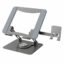Portronics My Buddy K9 Pro 2-in-1 Laptop & Phone Stand with 360° Rotating Base, Adjustable Height & Angle, Foldable Metal Design, Heat Dissipation, Universal Fit for 10–15.6” Laptops