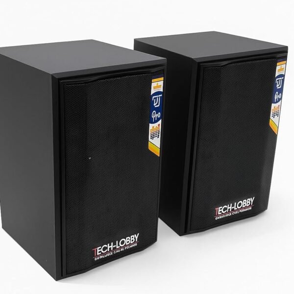 Premium Passive Bookshelf Speaker 80W | Big Magnet Woofer | Compact Home Audio & Studio Monitor Sound