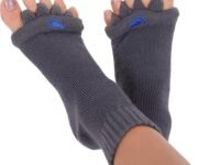 Purastep Cotton Foot Alignment Socks 5 Toe Separator -Easing Bunion, Plantar Fasciitis, Hammer Toes, and Pain Relief | - Free Size