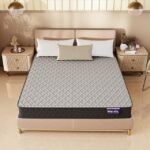 RESTOFIT Orthopedic Dual Comfort Double Size Mattress 75x48x6 Inches | Medium Firm 6-Inch HR Foam Mattress for Back Support | Premium Cotton | 7-Year Warranty | Vacuum Packed Roll | Sleep well Comfort