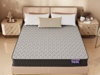RESTOFIT Orthopedic Dual Comfort Queen Size Mattress 72x60x5 Inches | Medium Firm 5-Inch HR Foam Mattress for Back Support | Premium Cotton | 7-Year Warranty | Vacuum Packed Roll | Sleep Well Comfort