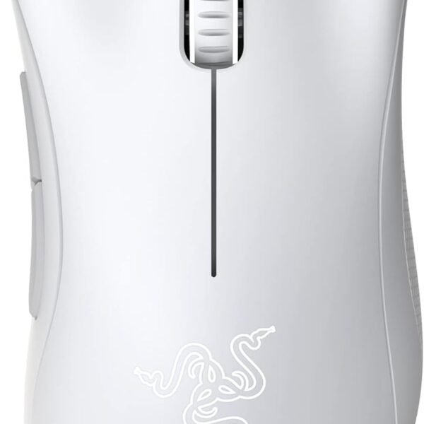 Razer DeathAdder Essential White Edition - 6400 DPI Ergonomic Wired Gaming Mouse - RZ01-03850200-R3M1