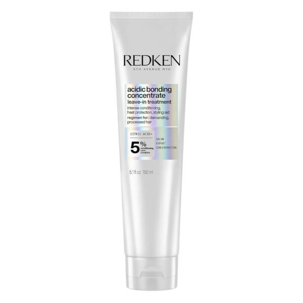 Redken Acidic Bonding Concentrate Leave In Conditioner - For Weak & Damaged Hair, Bond Building & Strengthening Hair Repair Treatment, Smooths & Provides Heat Protection