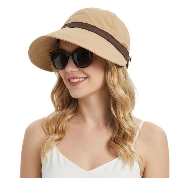 SANNIDHI® Summer Caps for Women Wide Brim Sun Hats Sun Visor Cap for Women Fashion Outdoor Lightweight Packable UV Protection Ladies Hat for Travel, Daily, Hiking, Golfing