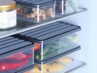 SATVIKAYA Air Tight Plastic Storage Containers Set for Kitchen | Pantry Organizers Kitchen Accessories Items,Fridge Storage Boxes | Leak-Proof, Durable, and Space-Saving (4, 2500ml) (1200 ML, 6)