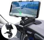 SEVAM Car Cradle Mobile Phone Holder Mount Stand 360 Degree Rotation Safe Stable Compatible with Car Dashboard, AC Vent, Rear View Mirror & Car Sunshade fit for All Smartphones Upto 6.5"