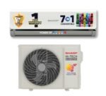 SHARP 1.5 Ton 5 Star Inverter Split AC (Copper, 1 Year Comprehensive Warranty, 7-in-1 Convertible, 2025 Model AH-SI18V5B-SC)