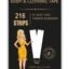 SNMMIFER Invisible Double-Sided Lingerie Tape for Body & Clothing, 216 Strips, Hypoallergenic, Waterproof, 1.27 x 7.62 cm Fashion Strips