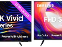 Samsung 108 cm (43 inches) D Series Crystal 4K Vivid Ultra HD Smart LED TV UA43DUE70BKLXL (Black) 108 cm (43 inches) Full HD Smart LED TV UA43T5450AKXXL (Black)
