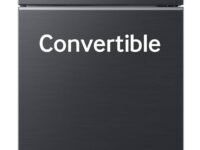 Samsung 236 L, 3 Star, Convertible, Digital Inverter Frost Free Double Door Refrigerator (RT40H28U3FHL, Black Caviar Matt, 2026 Model)