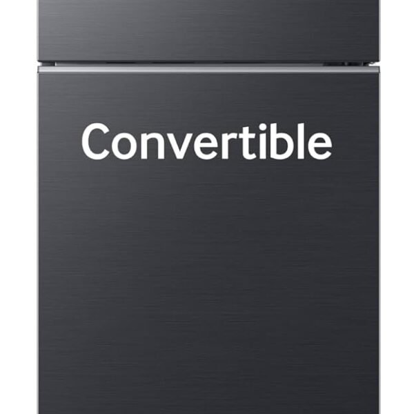 Samsung 236 L, 3 Star, Convertible, Digital Inverter Frost Free Double Door Refrigerator (RT40H28U3FHL, Black Caviar Matt, 2026 Model)