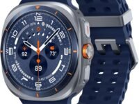 Samsung Galaxy Watch Ultra 2025 (47mm, LTE, Titanium Blue)| Upto 100h Battery| 3nm Processor| Dual GPS| Quick Button/Siren| Sapphire Glass| 10ATM and IP68| BP and ECG Monitor| Energy Score and Ages